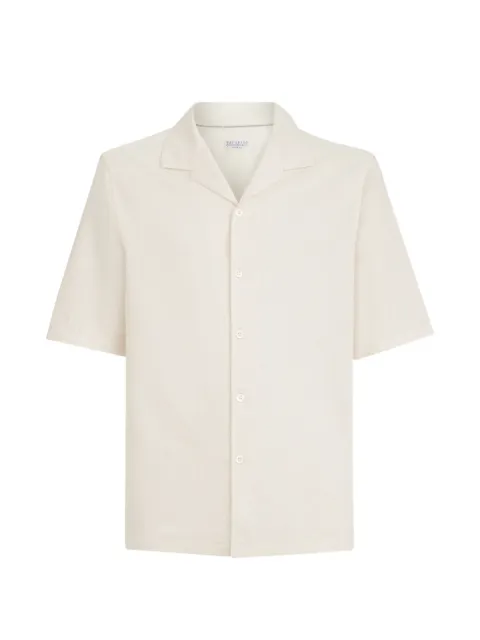 Brunello Cucinelli chevron jersey shirt Neutrals MR8286684C2486