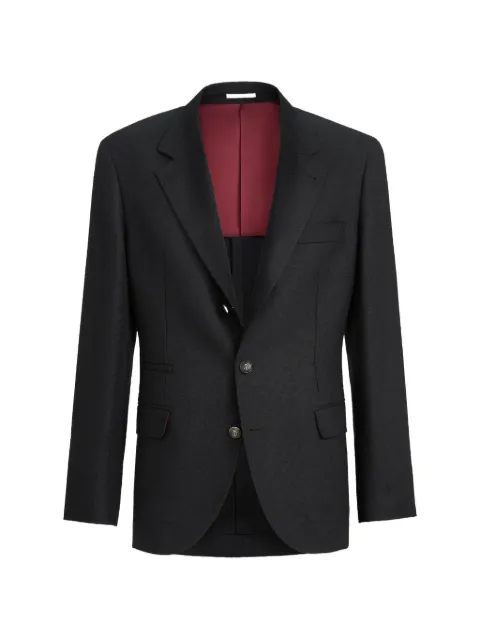 Brunello Cucinelli single-breasted blazer Black MZ4037BTD2C101