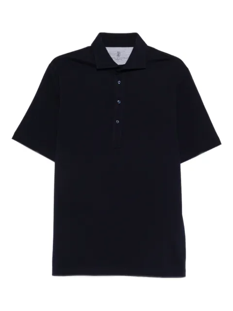 Brunello Cucinelli button-up polo shirt Blue M0B133915C6134