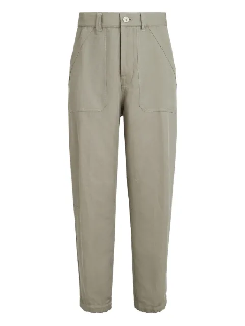 Brunello Cucinelli patch-pockets trousers Green MH255S2470C2442