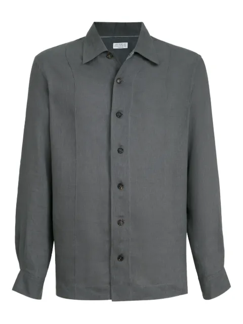 Brunello Cucinelli linen shirt Grey MA6980618C1974