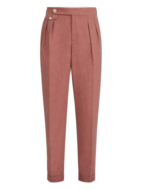 Brunello Cucinelli pleated trousers Orange MR499M5030C6383