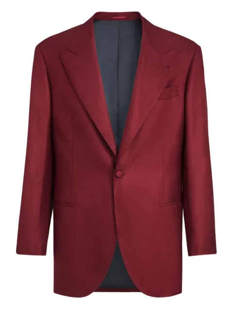 Brunello Cucinelli peaked-lapels blazer Red MR483GS23C005