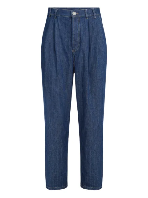 Brunello Cucinelli double-pleats five-pocket trousers Blue MH263K2310C1485