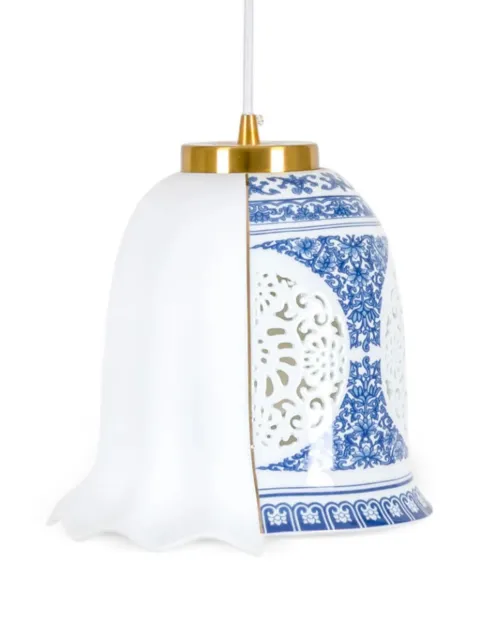 Seletti Lauvia floral-motif chandelier White 07097