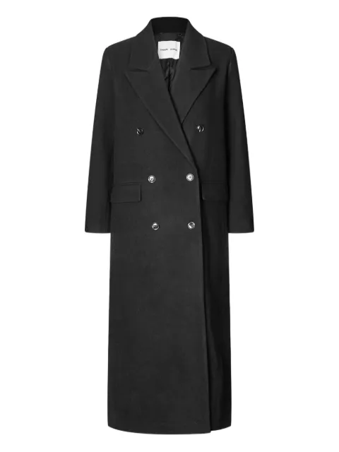 SAMSOE SAMSOE Sajill double-breasted coat Black F25300152
