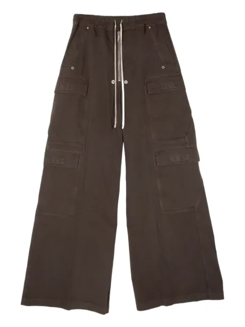 Rick Owens DRKSHDW Double Jumbo Belas cargo pants Brown DU02E7398TW