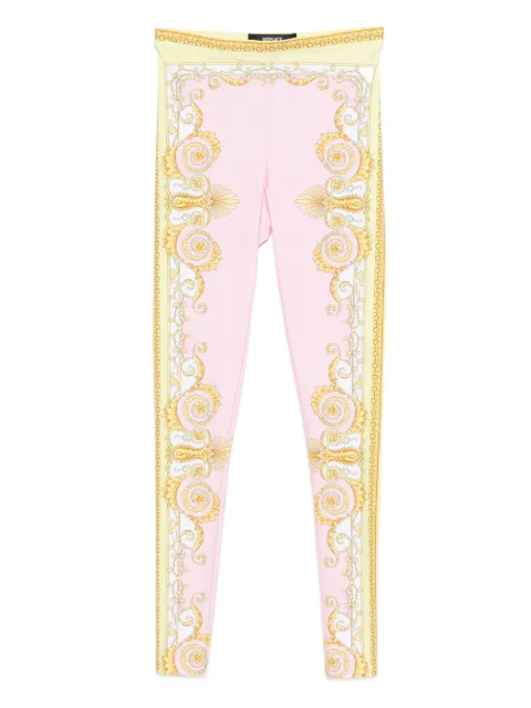 Versace printed leggings Pink 10039001A171645Y590