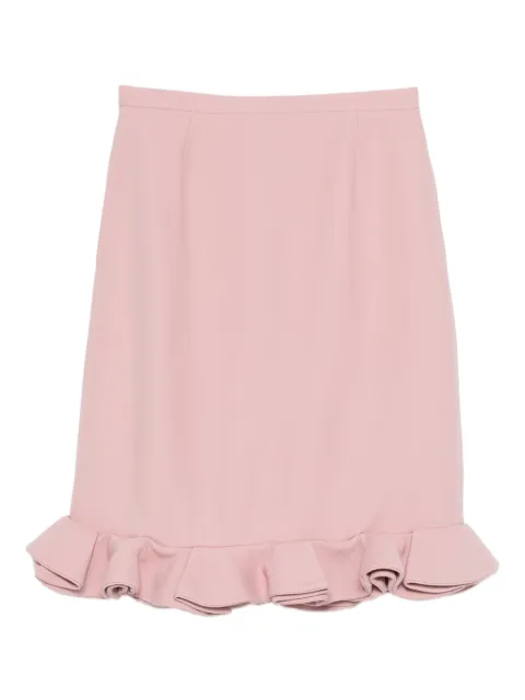 Valentino Garavani Pre-Owned ruffle pink skirt Pink HOLAVAL184