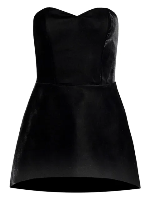 Vestiaire d'un Oiseau Libre velvet mini dress Black VELVETMINICORSETDRESS