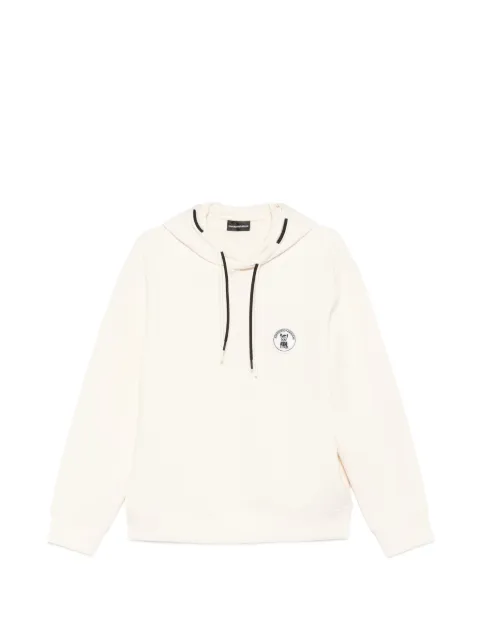 Emporio Armani dog-patch hoodie Neutrals EM005210AF10013