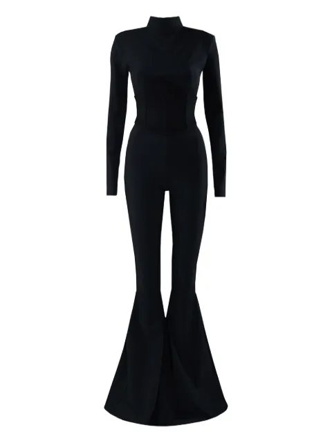 Vestiaire d'un Oiseau Libre flared jumpsuit Black LYCRAFLAREDJUMPSUIT