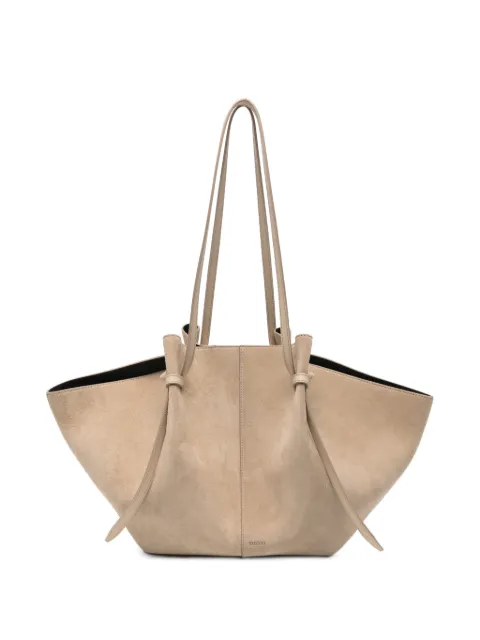 Yuzefi large Mochi suede shoulder bag Neutrals YUZSS26HBLMS007