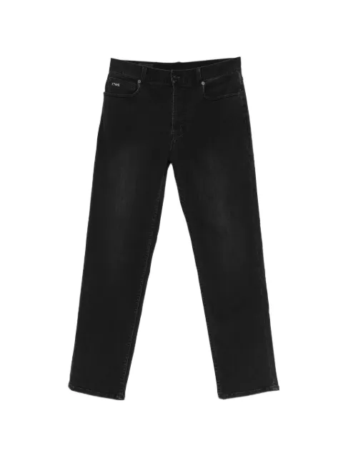 Emporio Armani logo-plaque straight jeans Grey EM000763AF15954
