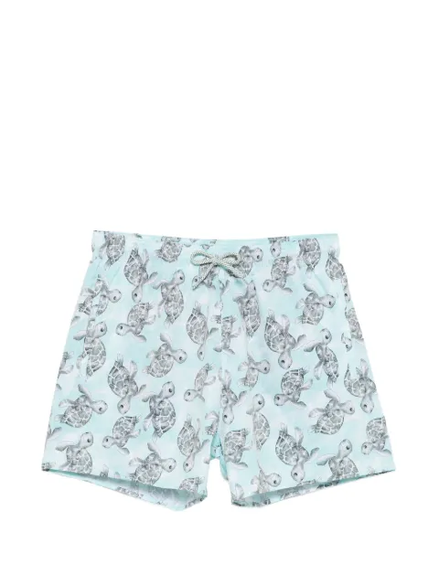 Emporio Armani turtle print swim shorts Blue EM000583AF20447