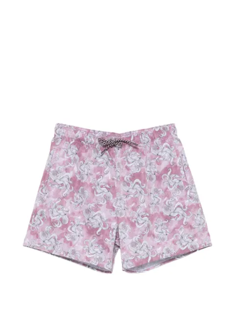 Emporio Armani octopus-print swim shorts Pink EM000583AF20447