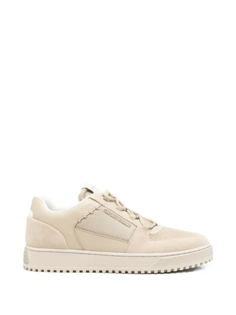 Emporio Armani panelled mesh-detail sneakers Neutrals EM004838AF24321
