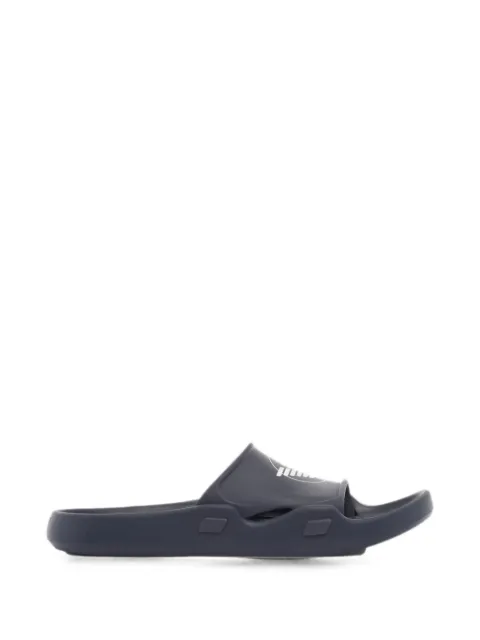 Emporio Armani logo-print slip-on sandals Blue EX000044AF22191