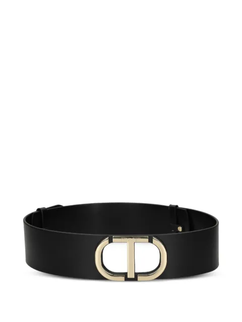 TWINSET logo-buckle belt Black 252TA4110