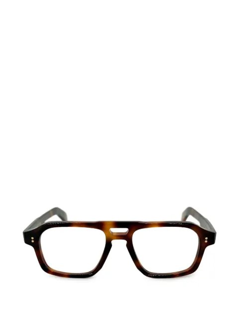 Cutler & Gross geometric-frame glasses Brown CGOPGR15