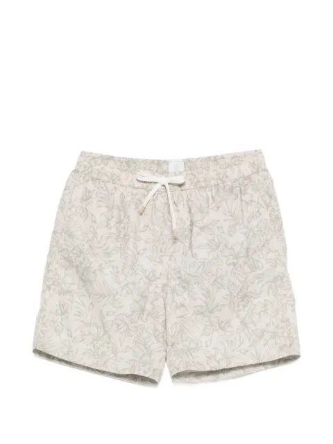 Eleventy floral-print swim shorts Neutrals M75BEAM01TES0M269