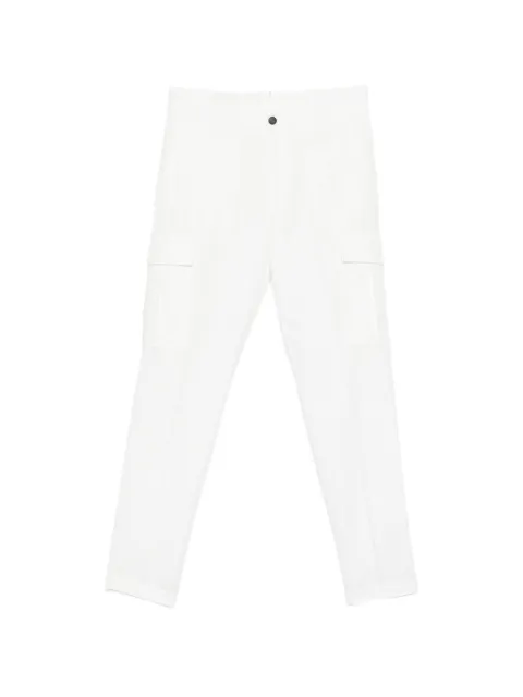 Eleventy belt-loop cargo pants White M75PANJ14TET0M016