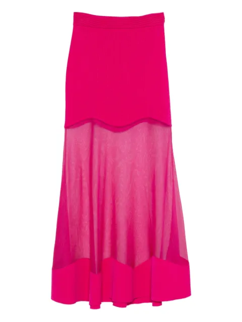 Alexander McQueen Pre-Owned elasticated-waist skirt Pink HOLAMCQ111