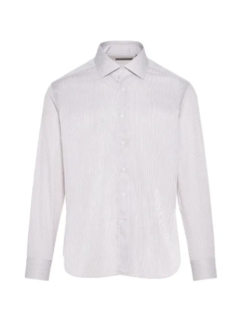 Corneliani striped shirt White 27P1002711311