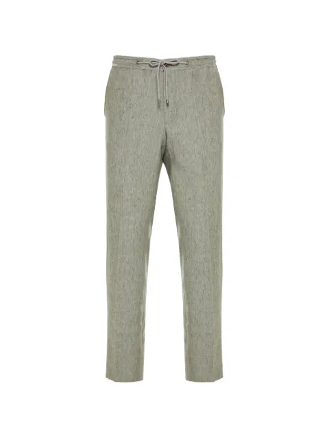 Corneliani drawstring trousers Green 274L252714159