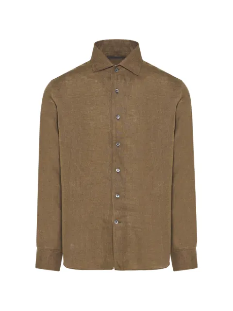 Corneliani buttoned shirt Brown 27P1262711334