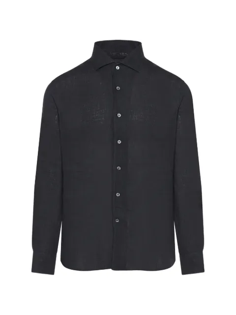 Corneliani buttoned shirt Black 27P1262711091