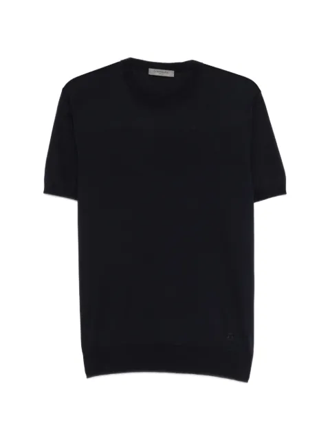 Corneliani crewneck short-sleeve T-shirt Blue 27M5142725150