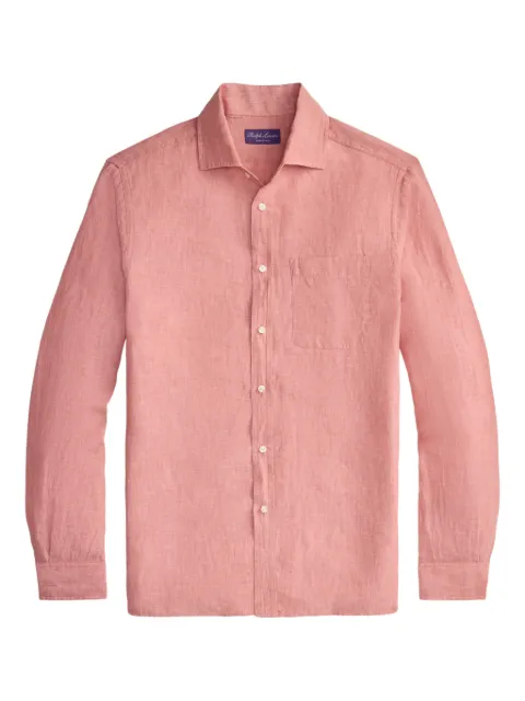 Ralph Lauren Purple Label long-sleeve pocket shirt Pink 790P11081001
