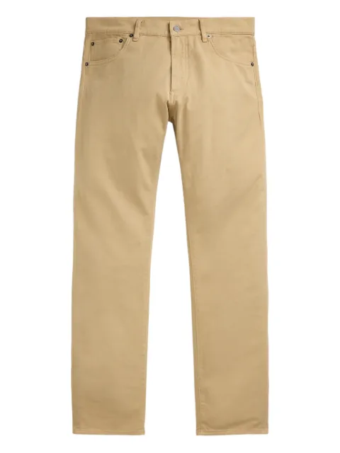Ralph Lauren Purple Label slim twill trousers Neutrals 790935183
