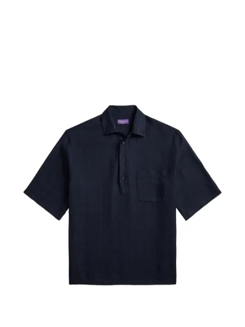 Ralph Lauren Purple Label short-sleeve polo shirt Blue 790P11145003