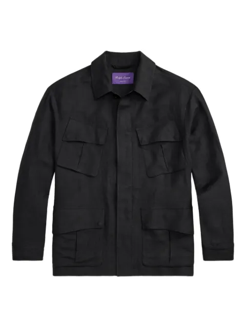 Ralph Lauren Purple Label Livingston pocket shirt jacket Black 790P15789001