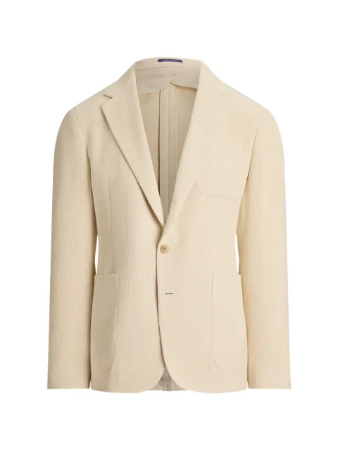 Ralph Lauren Purple Label buttoned blazer Neutrals 798P11476001