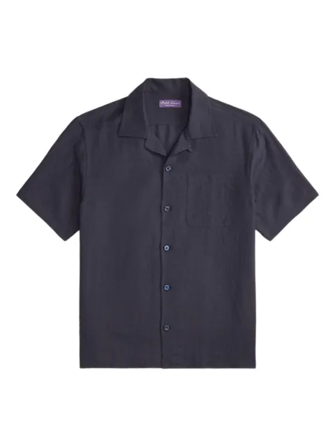 Ralph Lauren Purple Label camp-collar shirt Blue 790979246001