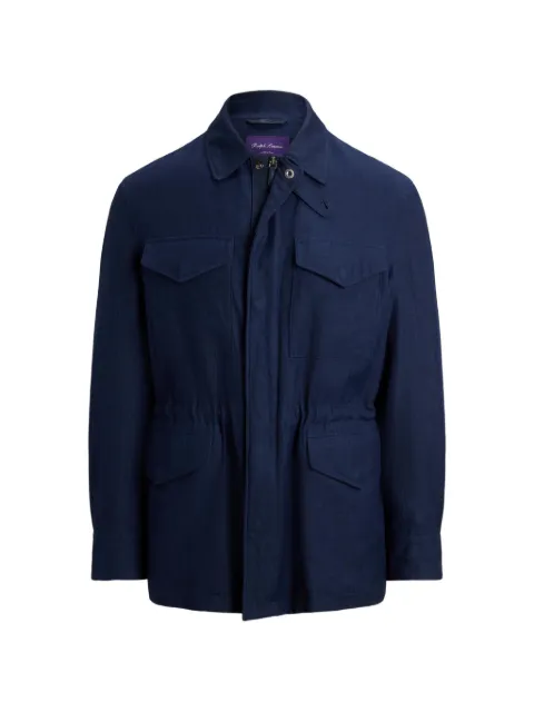 Ralph Lauren Purple Label flap-pocket jacket Blue 790P11663001