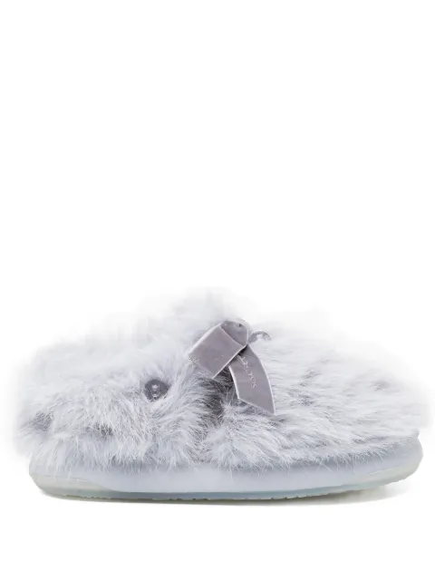 ROCKFISH x Susan Fang furry mules Blue SF1SHBF3MU001BLUEBL
