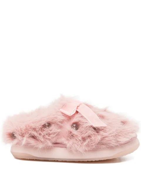 ROCKFISH x Susan Fang furry mules Pink SF1SHBF3MU001PINKPK
