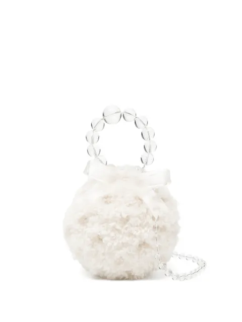 ROCKFISH x Susan Fang furry bubble mini bag Neutrals SF1ACBF3BG002IVORY