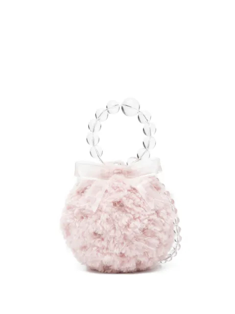 ROCKFISH x Susan Fang furry mini bag Pink SF1ACBF3BG002PINK