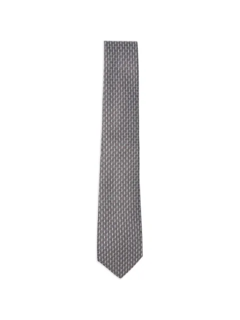 Canali patterned tie Grey HJ04591