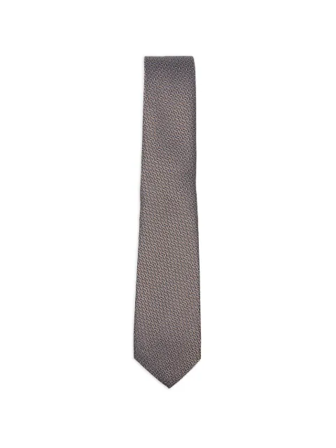 Canali patterned tie Blue HJ04557