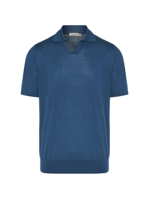 Canali collar polo shirt Blue C1048MK02054