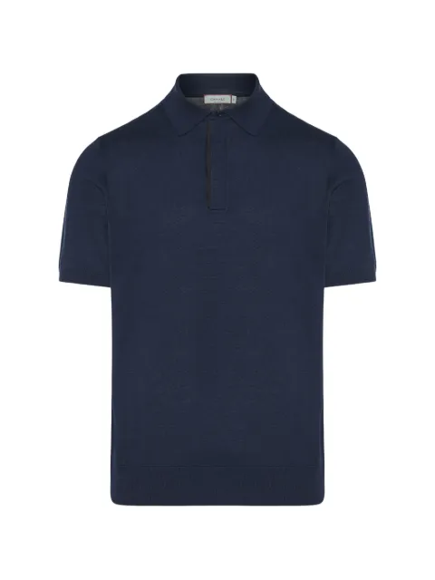 Canali short-sleeve polo shirt Blue C1049MK02054