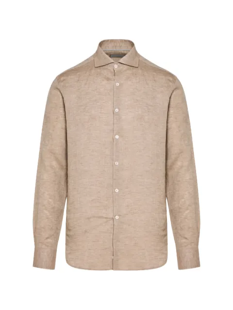 Canali buttoned shirt Neutrals GL03099
