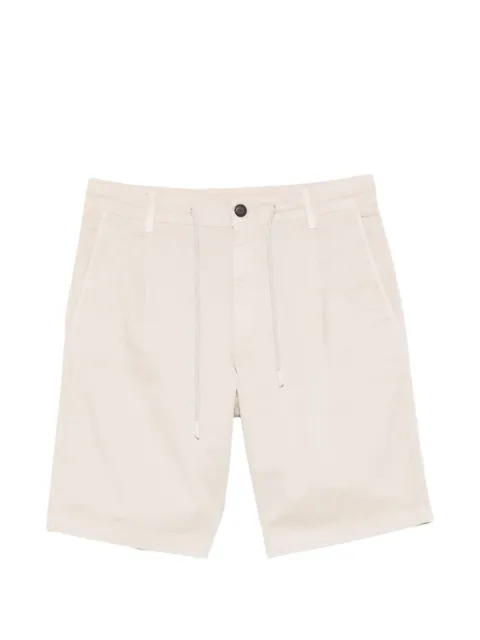 Eleventy drawstring pleated-front shorts Neutrals M75BERG04TET0G002