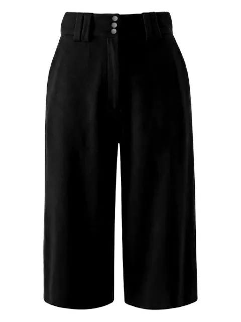 Vestiaire d'un Oiseau Libre button-up trousers Black CASHMERETROUSERSBLACK